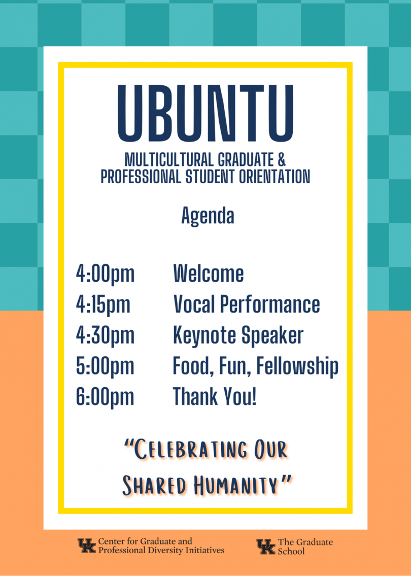 Ubuntu flyer agenda