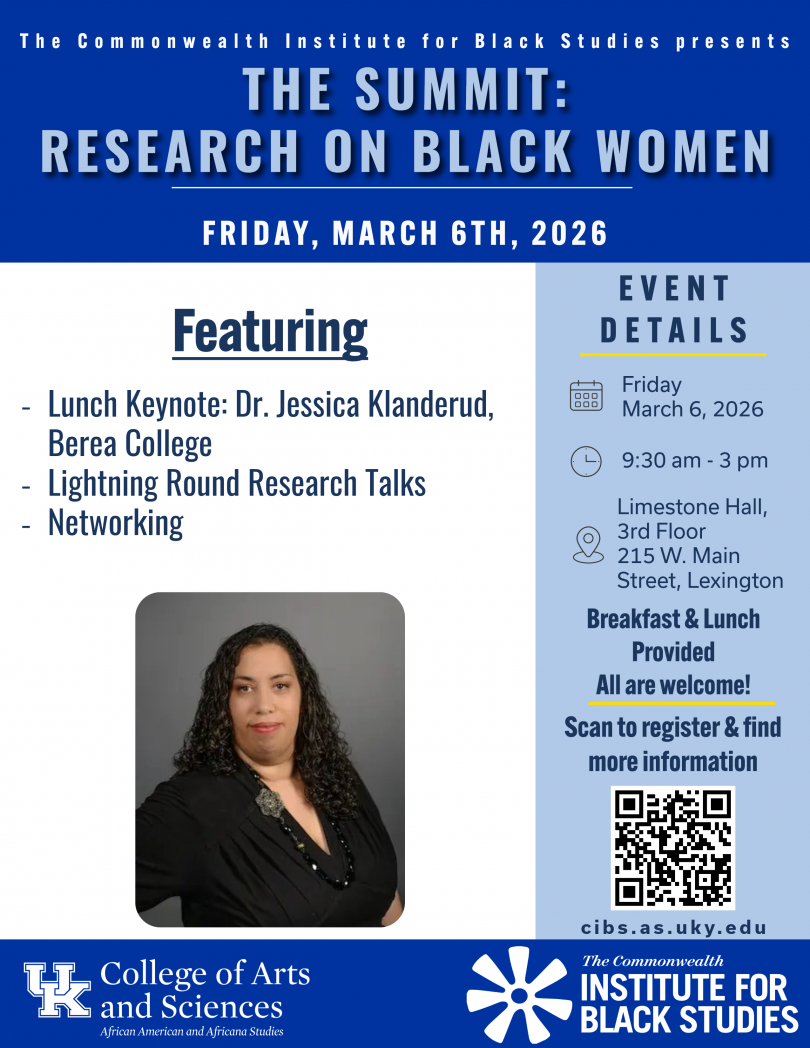 Event flyer with QR code